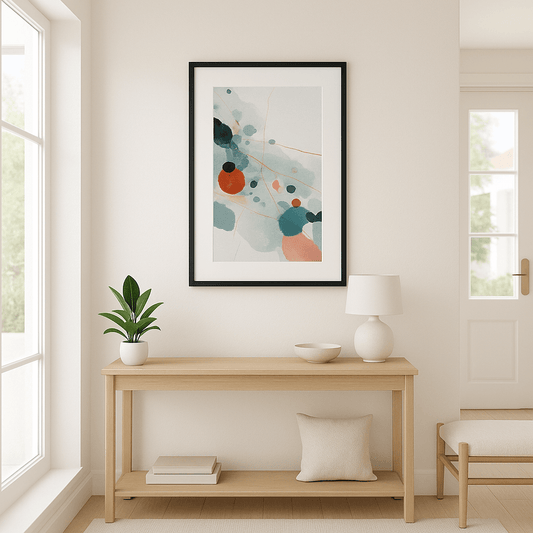 Tableau Abstrait Multicolore Contemporain
