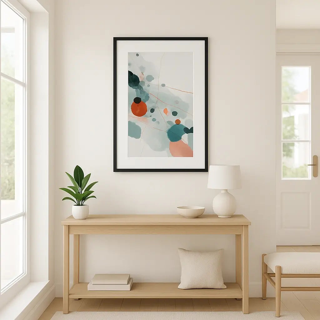 Tableau Abstrait Multicolore Contemporain