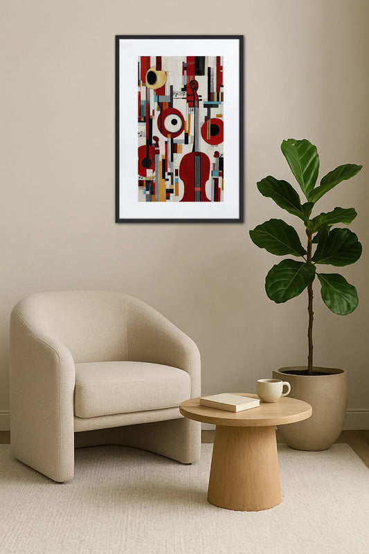 Tableau Abstrait Musique