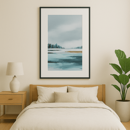 Tableau Abstrait Paysage