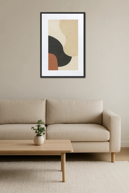 Tableau Abstrait Scandinave