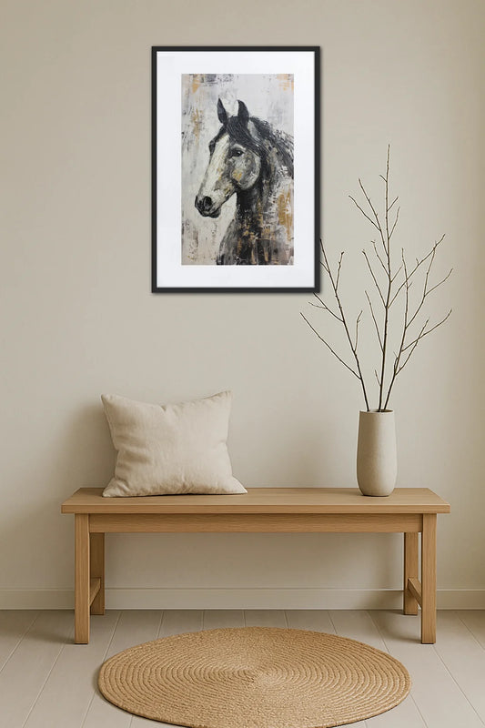 Tableau Cheval Acrylique