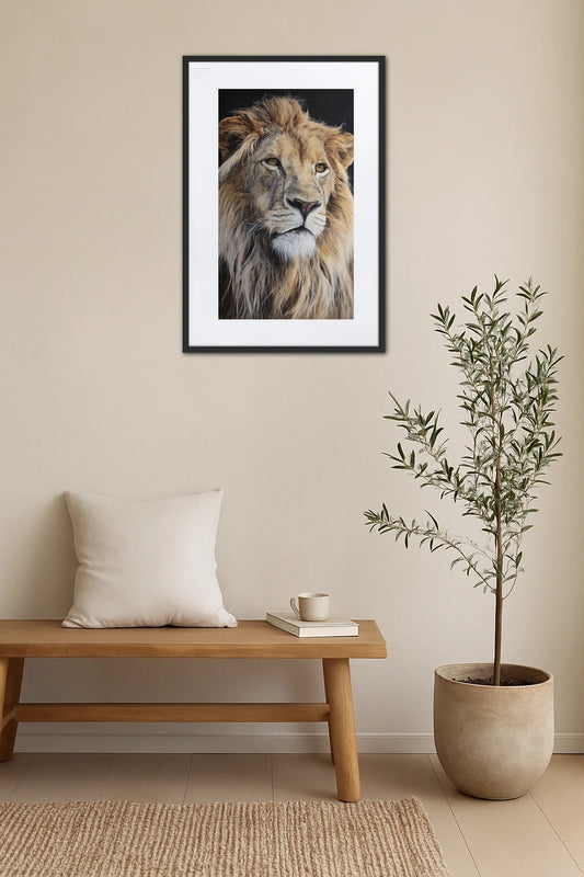 Tableau Acrylique Lion