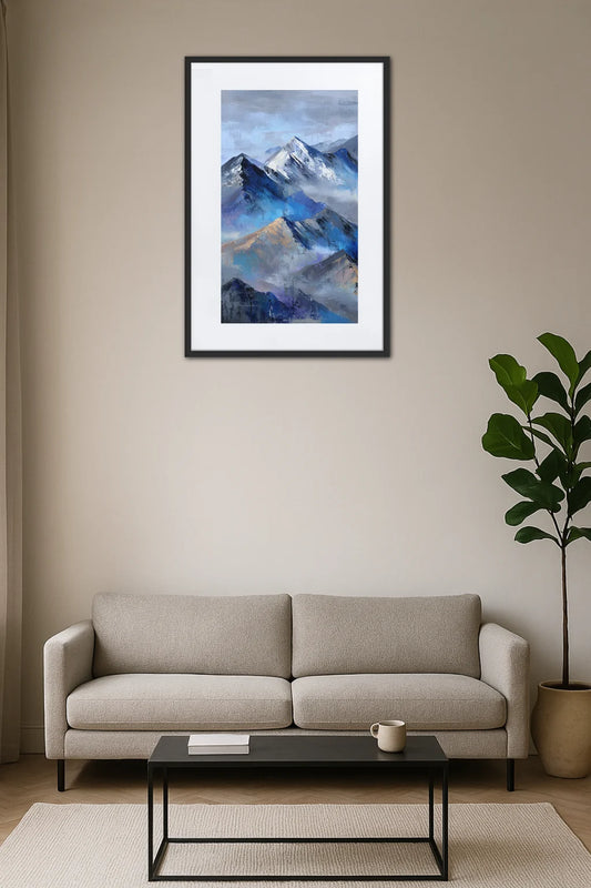 Tableau Acrylique Montagne