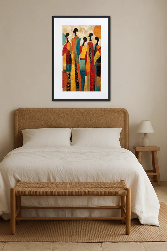 Tableau Africain Coloré