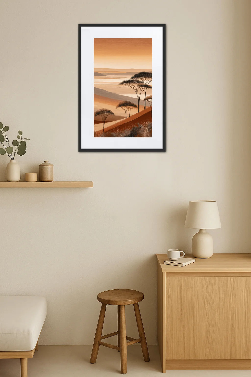 Tableau Africain Paysage