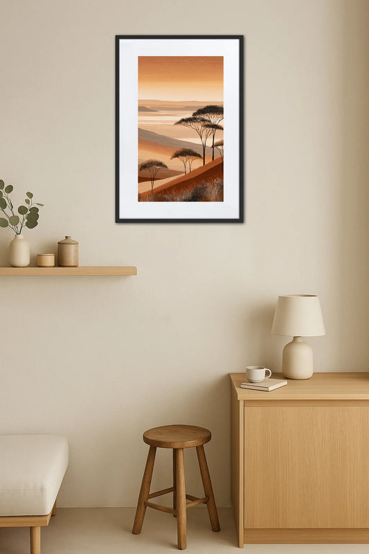 Tableau Africain Paysage