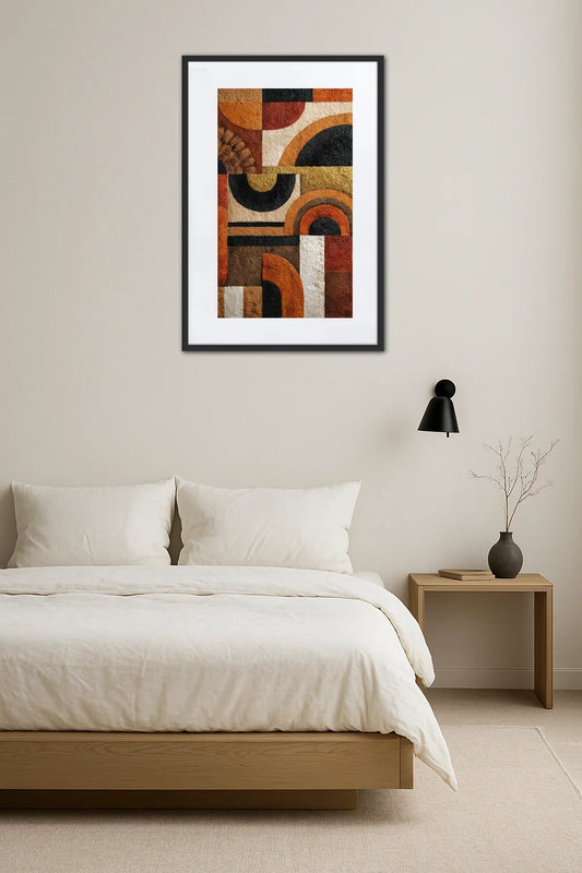 Tableau Africain Salon