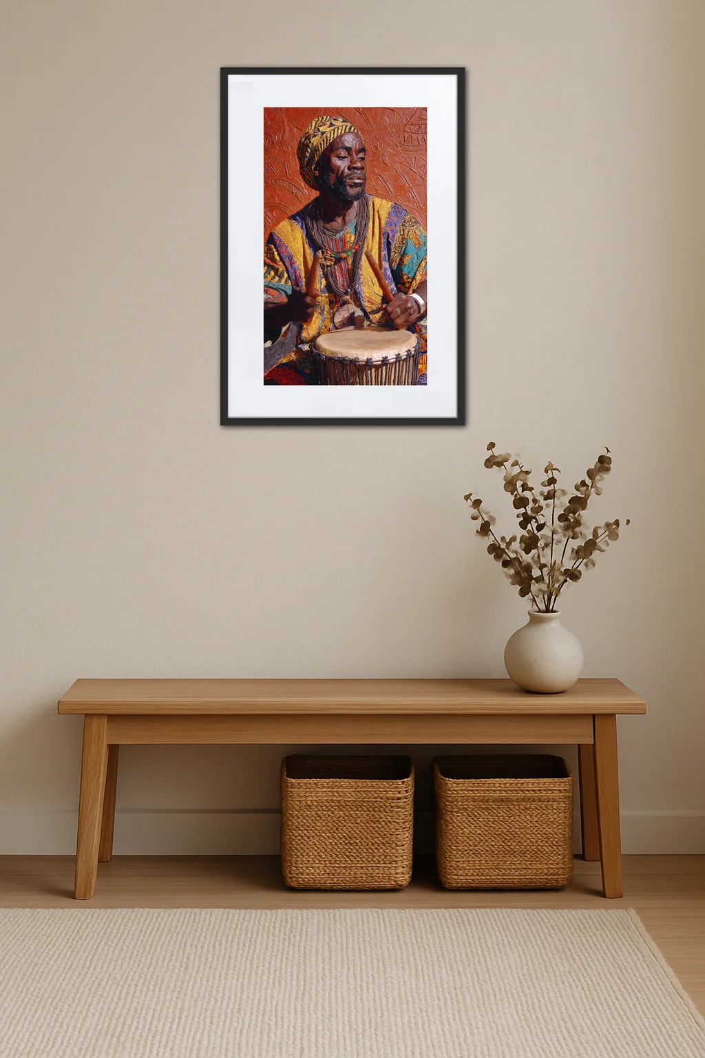 Tableau Africain Toile