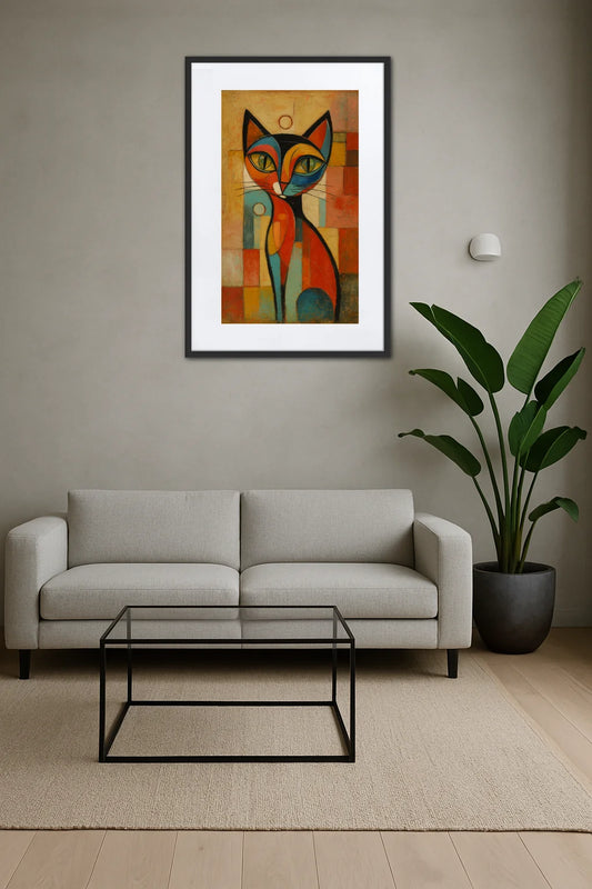 Tableau Animaux Abstrait  