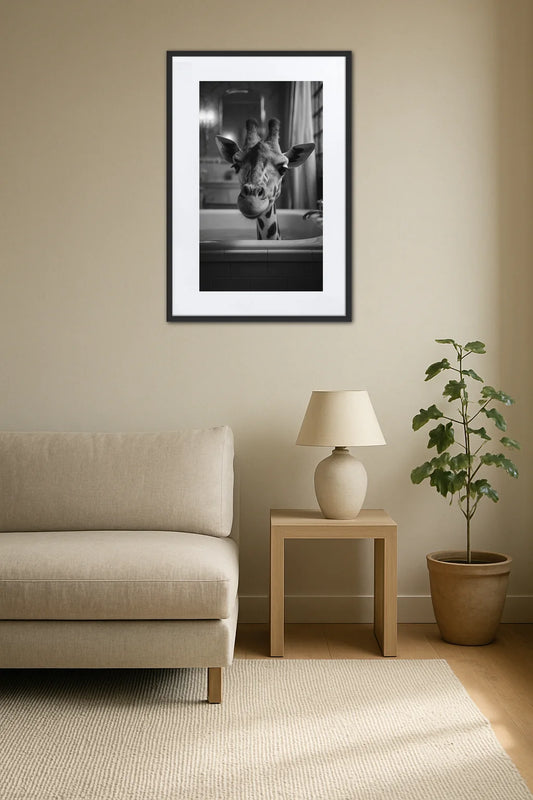Tableau Animaux Baignoire  