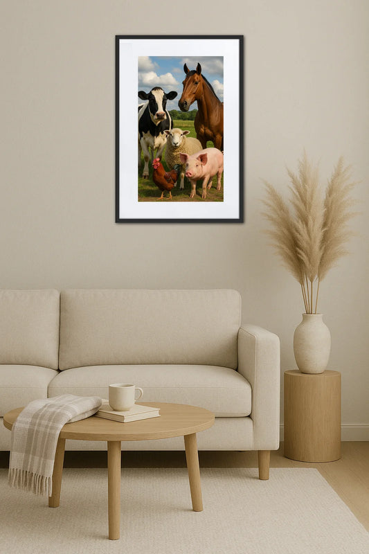 Tableau Animaux De La Ferme  