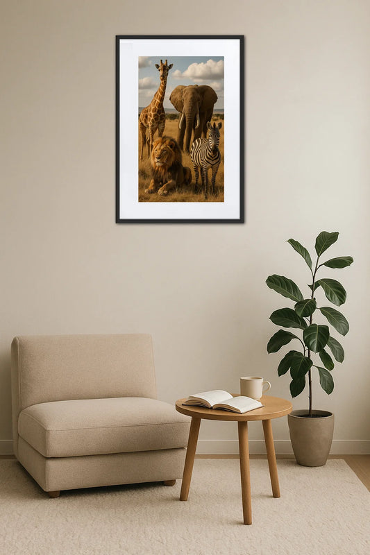 Tableau Animaux De La Savane  