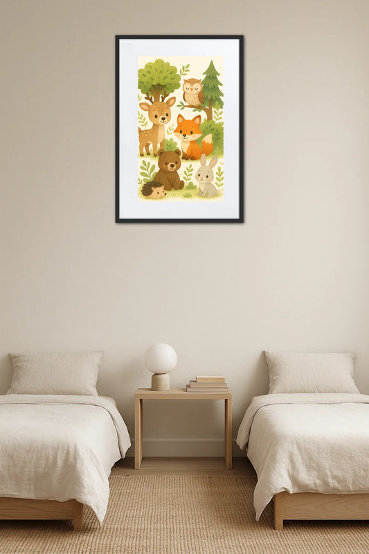 Tableau Animaux Forêt Bébé  