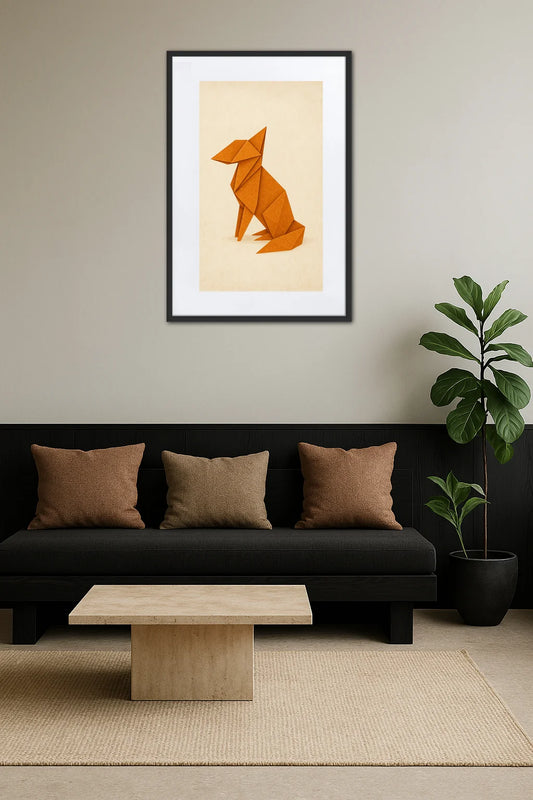 Tableau Animaux Origami  