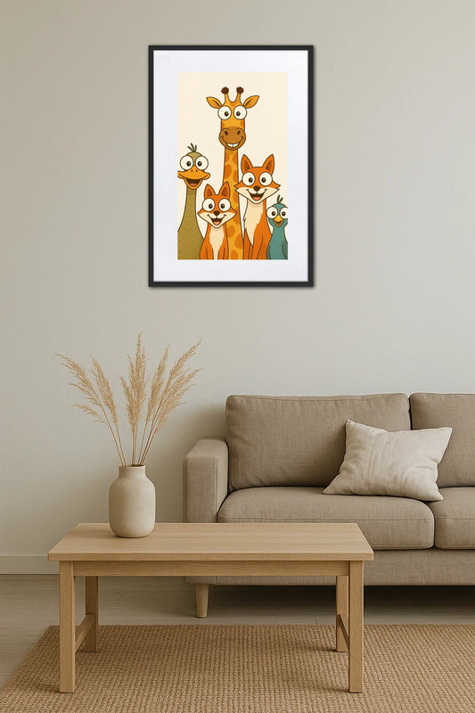Tableau Animaux Rigolos  