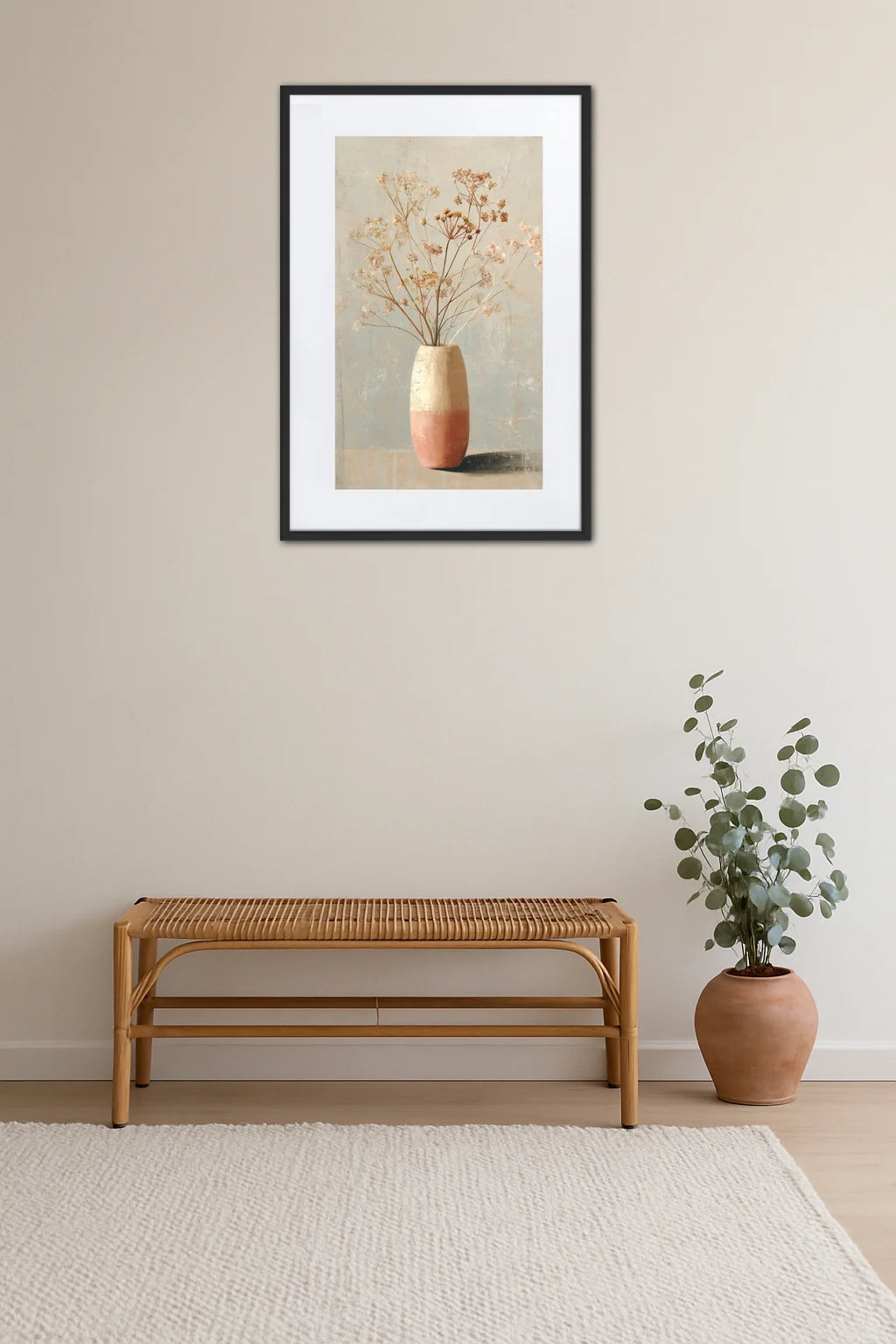 Tableau Avec Pot De Fleur