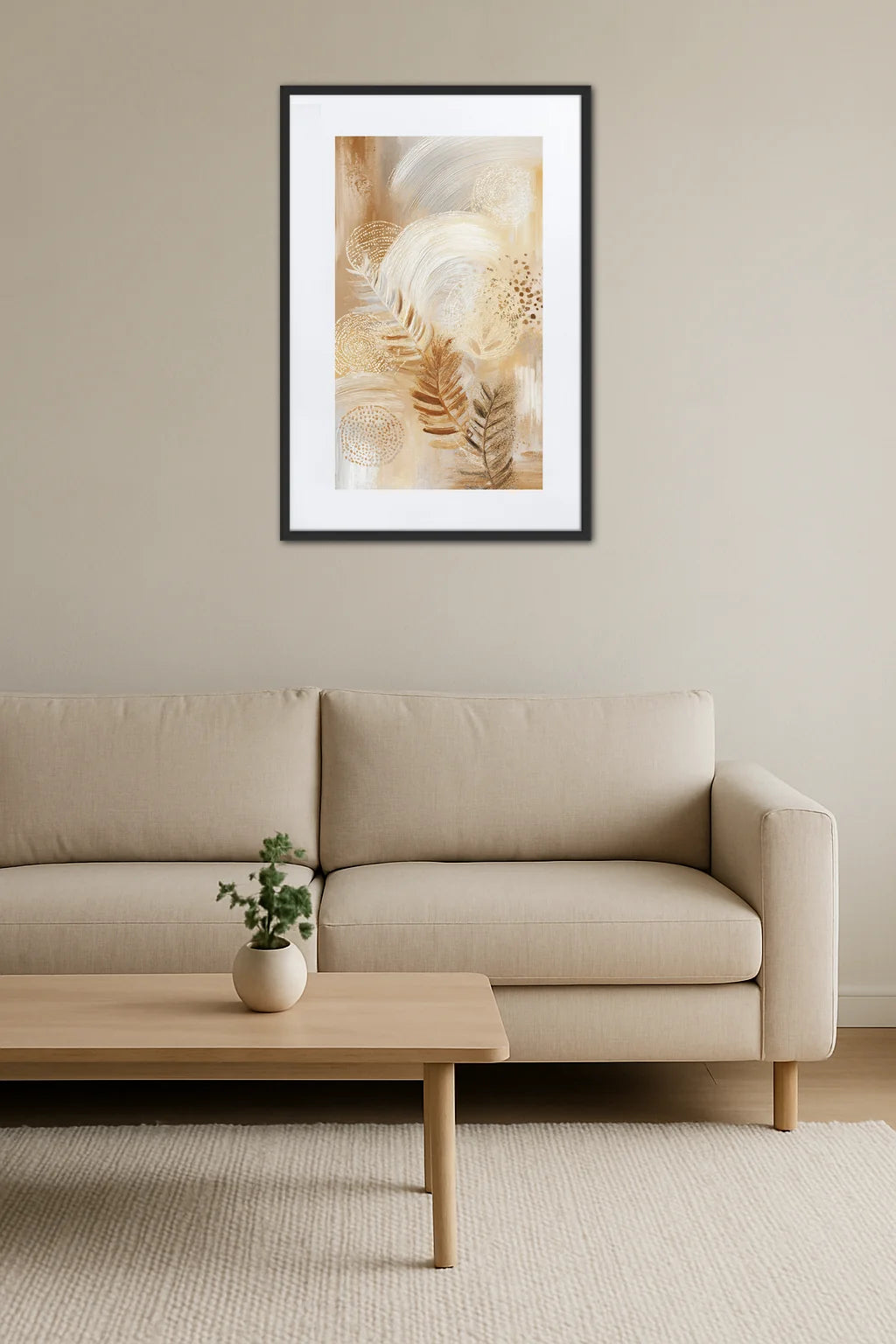 Tableau Beige Boheme