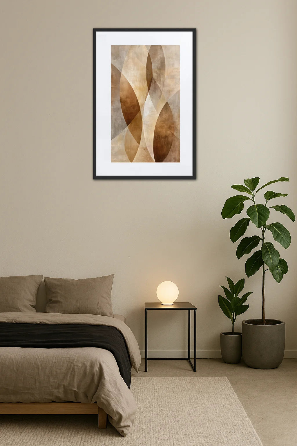 Tableau Beige Brun