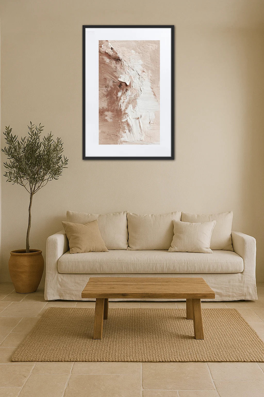 Tableau Beige Mural