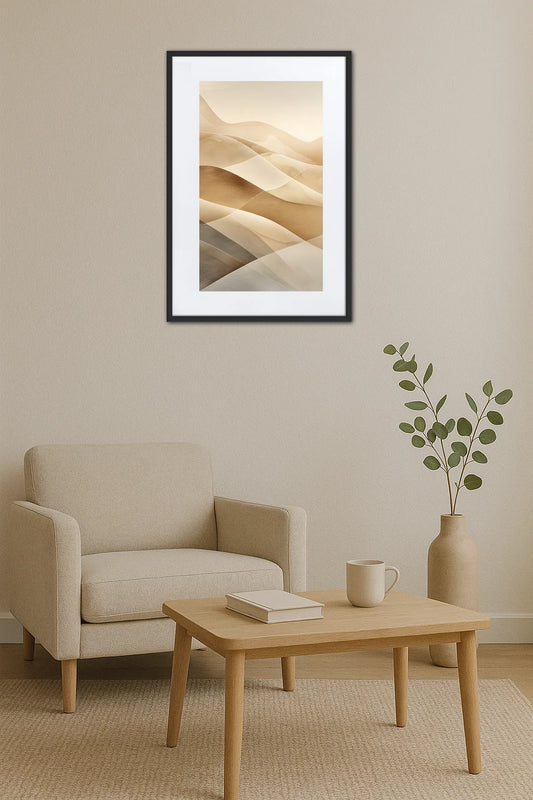 Tableau Beige Paysage