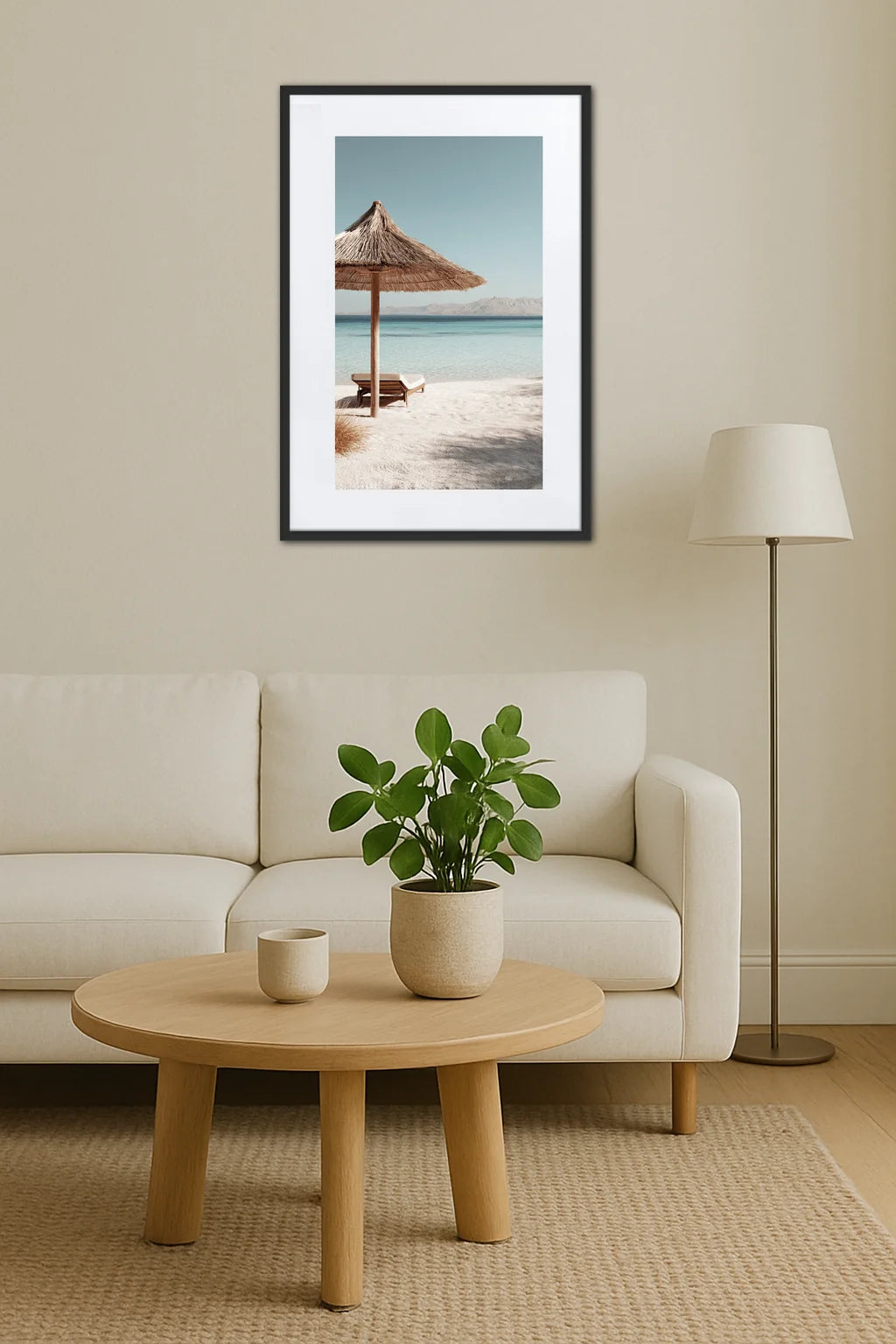 Tableau Beige Plage