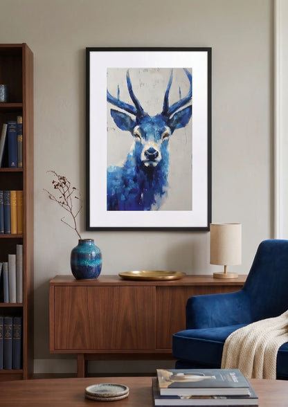 Tableau Cerf Bleu