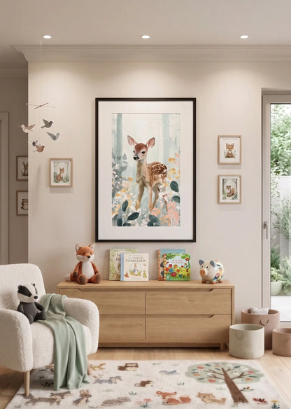 Tableau Cerf Enfant