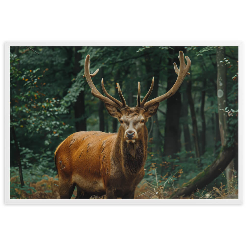 Tableau Cerf Forêt