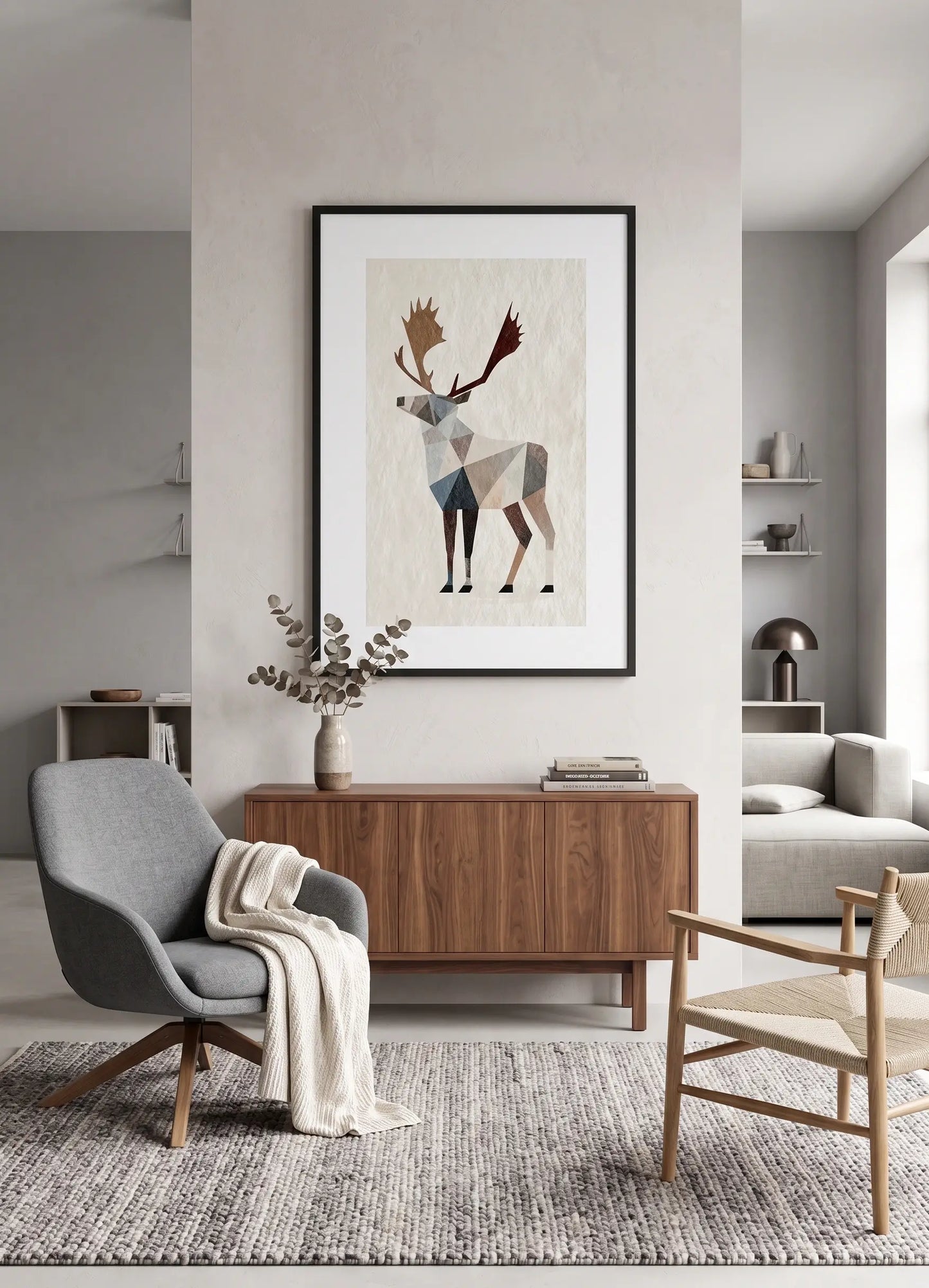 Tableau Cerf Moderne