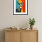 Tableau Cerf Pop Art Vintage