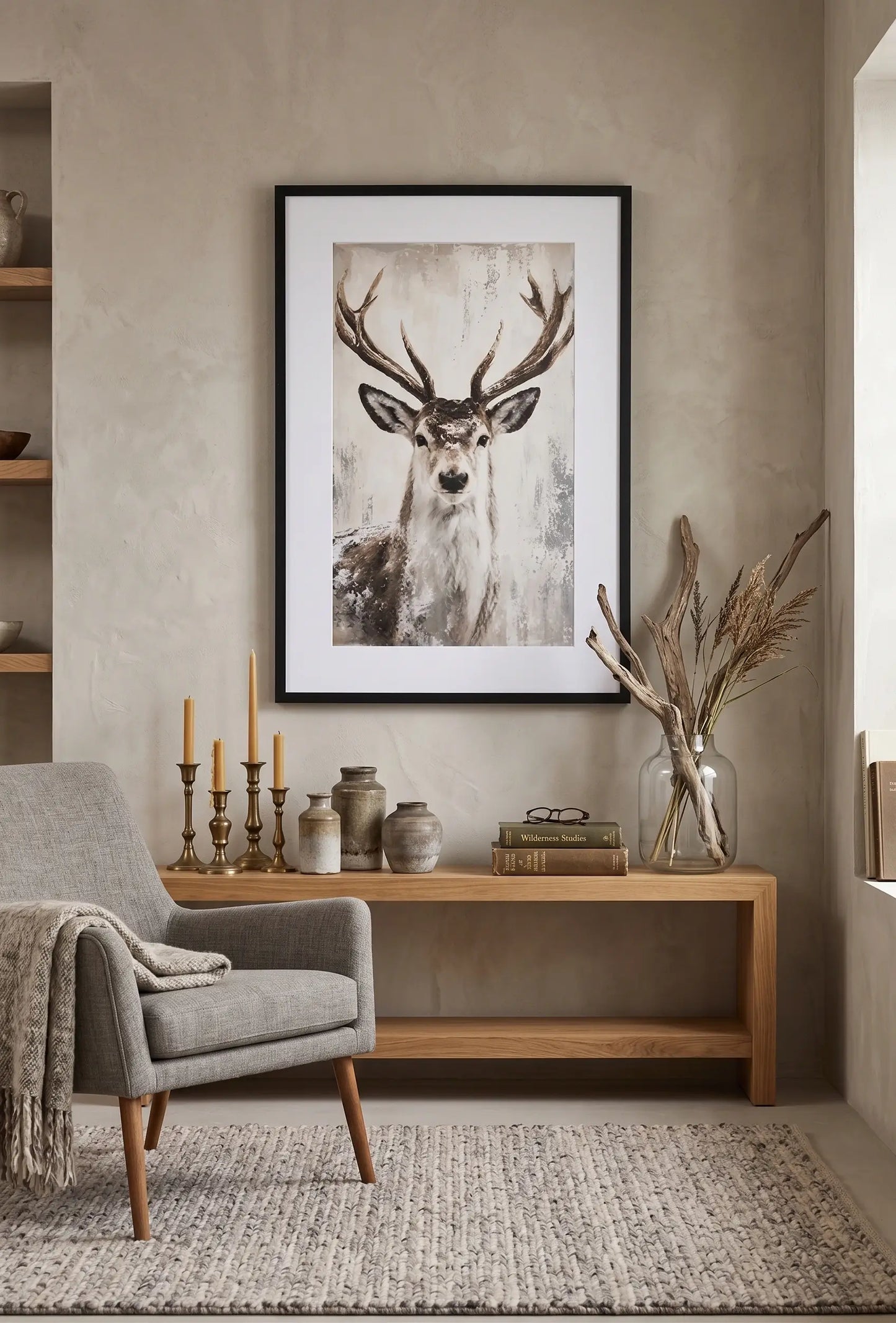 Tableau Cerf Scandinave