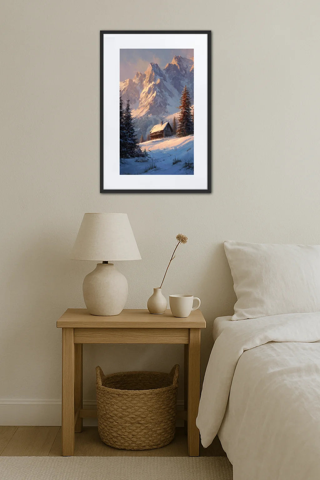 Tableau Chalet Montagne