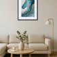 Tableau Cheval Abstrait Fluide