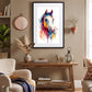 Tableau Cheval Aquarelle