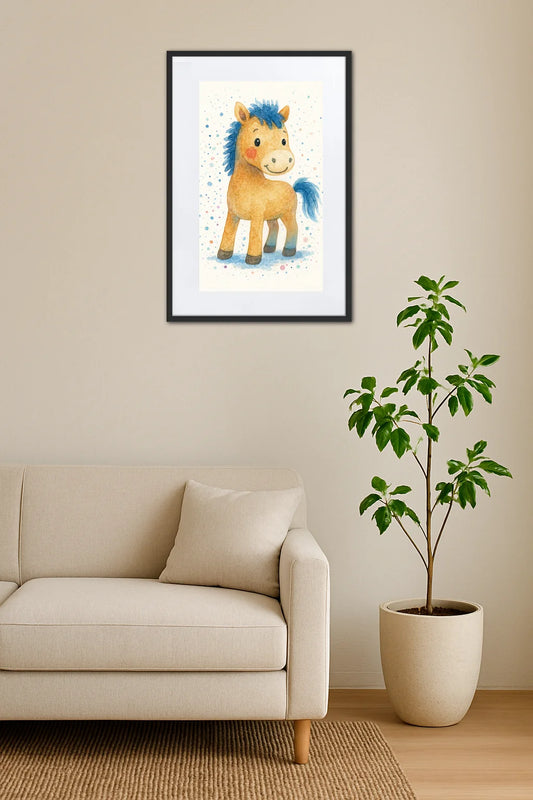 Tableau Cheval Enfant