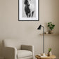 Tableau Cheval Noir et Blanc Mouvement