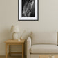 Tableau Cheval Noir et Blanc Regard
