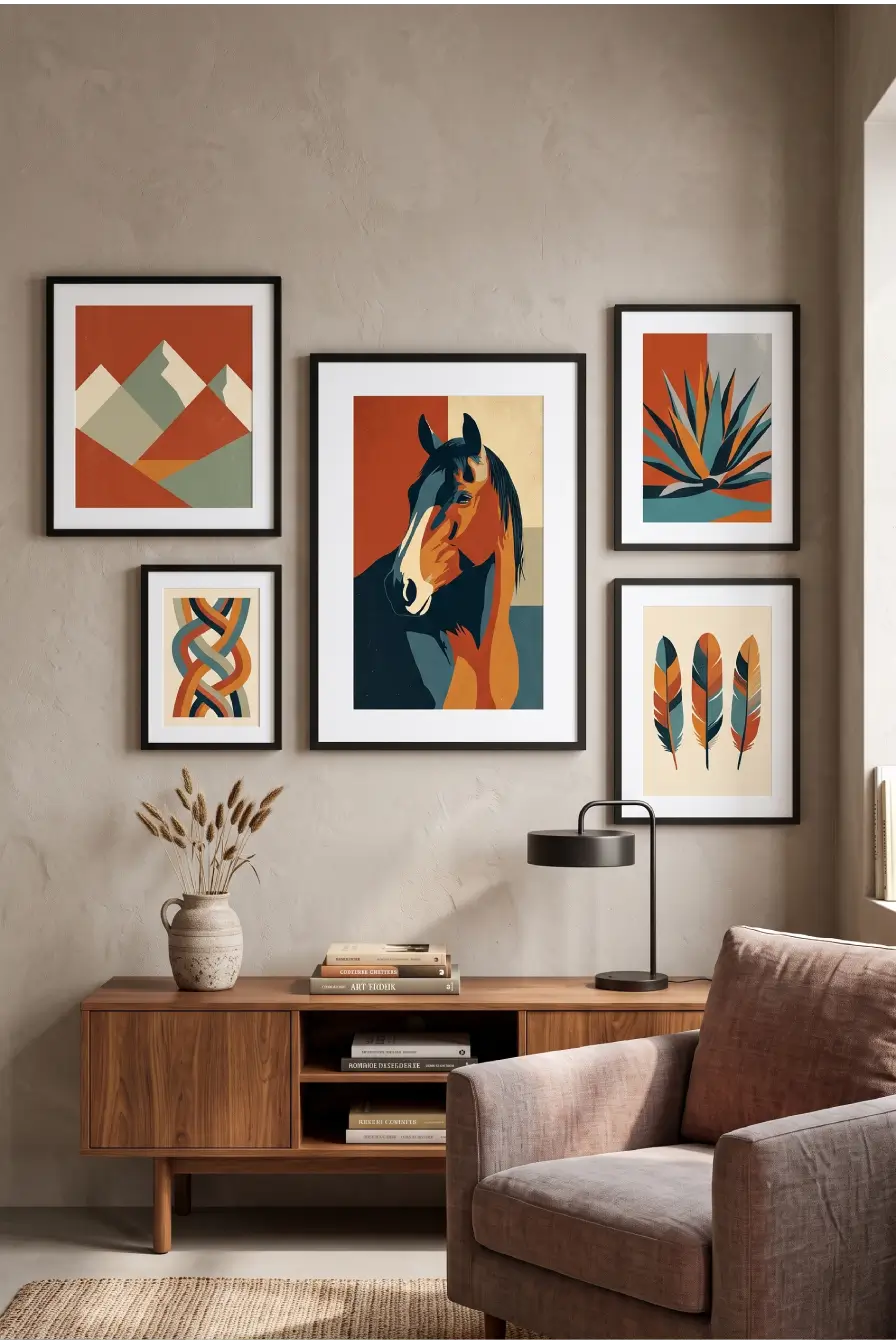 Tableau Cheval Pop Art Chic
