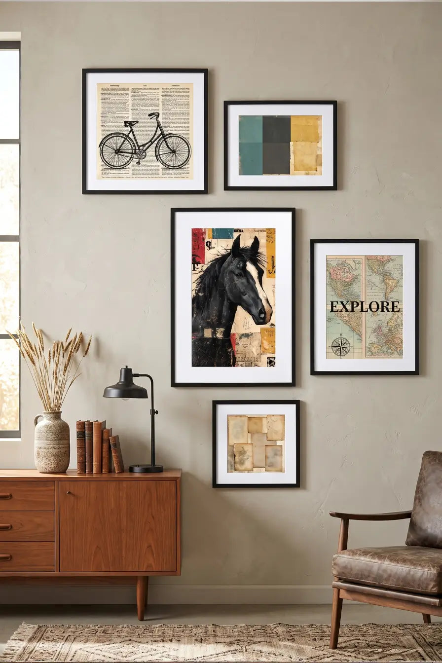 Tableau Cheval Pop Art Esprit Basquiat