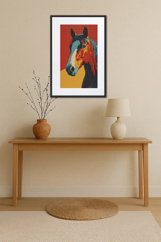 Tableau Cheval Pop Art Esprit Wesselmann
