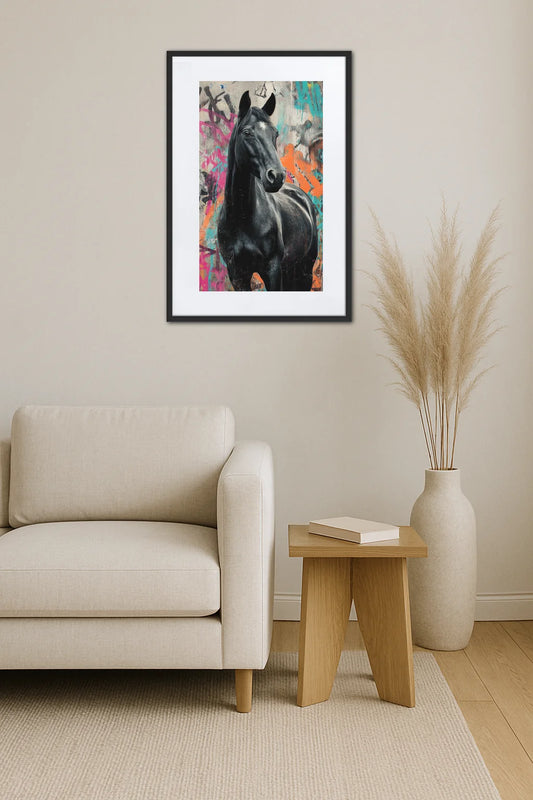 Tableau Cheval Street Art