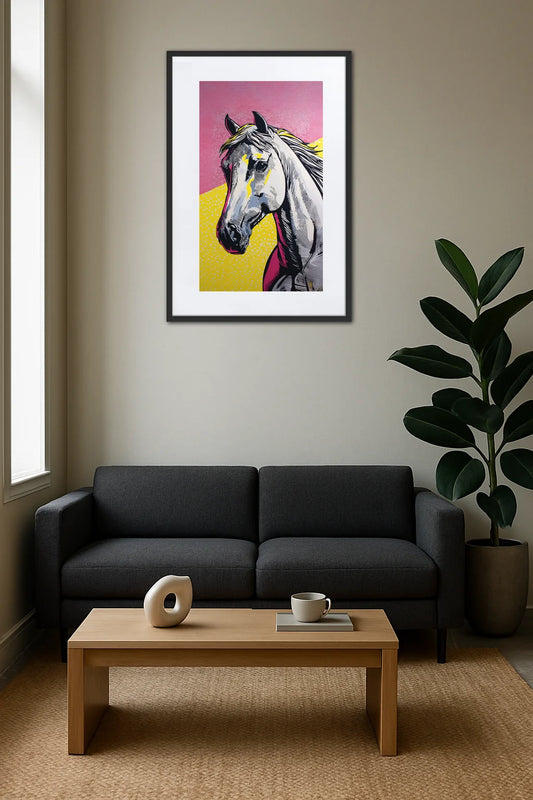 Tableau Cheval Style BD