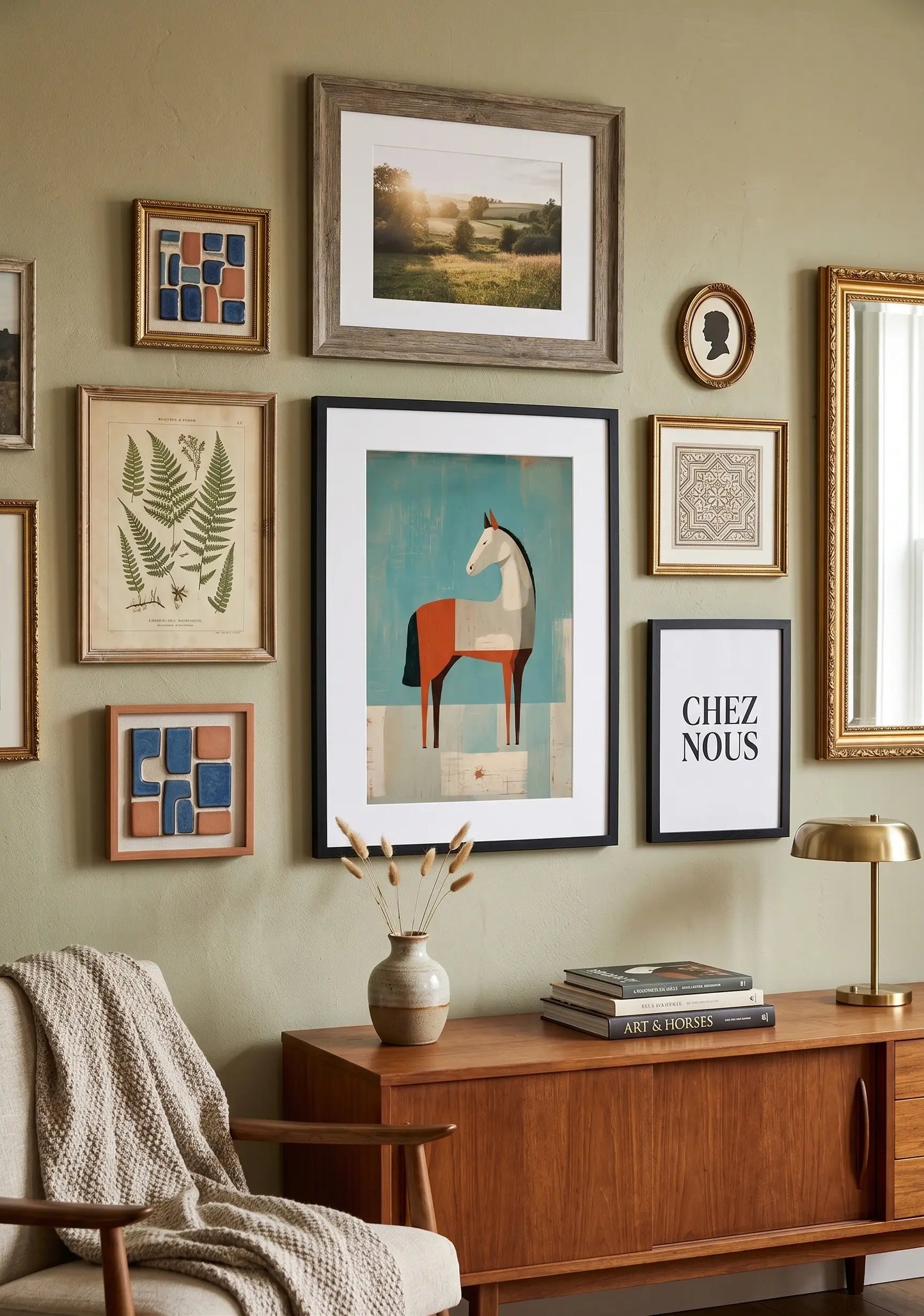 Tableau Cheval Stylisé