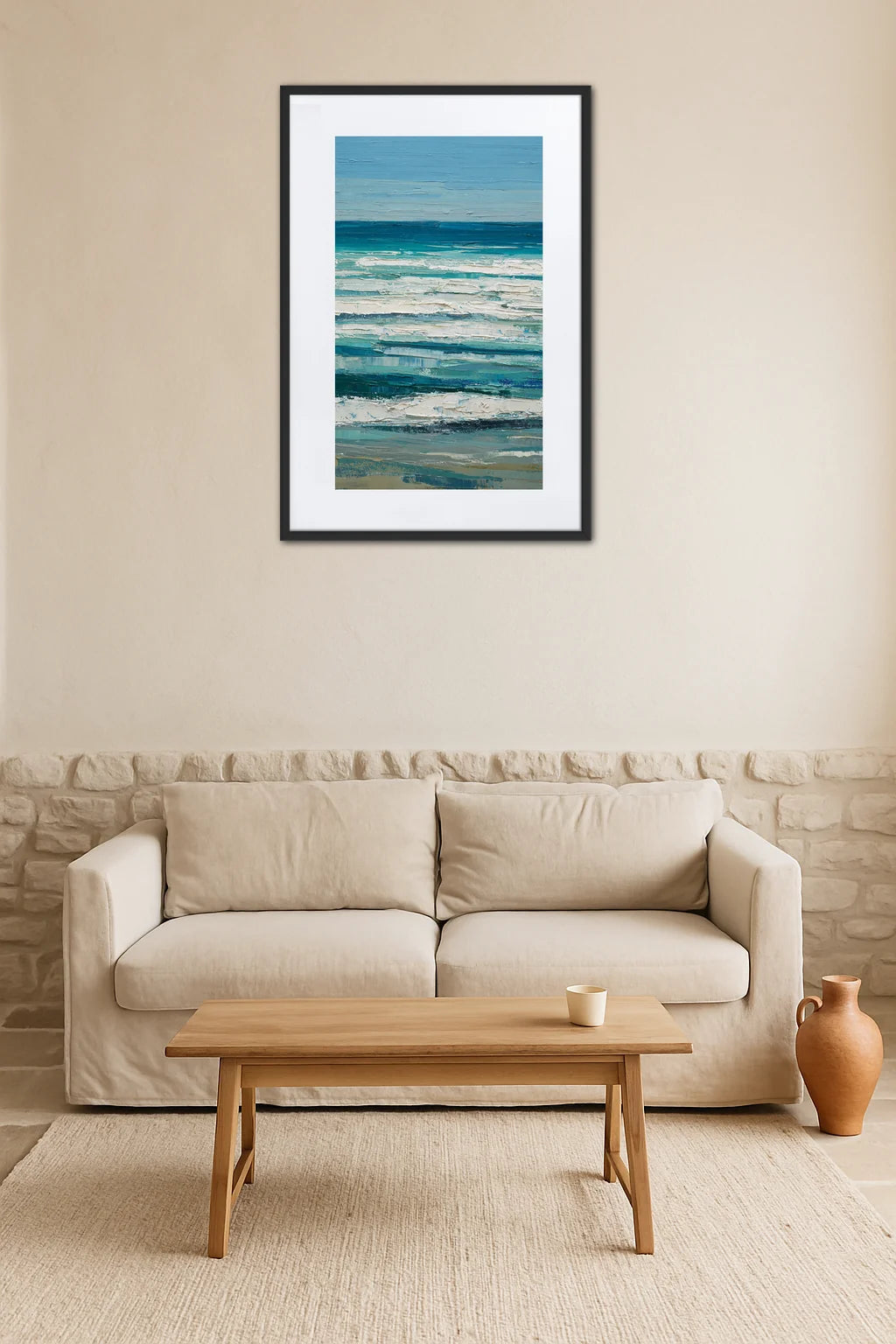 Tableau Contemporain Mer