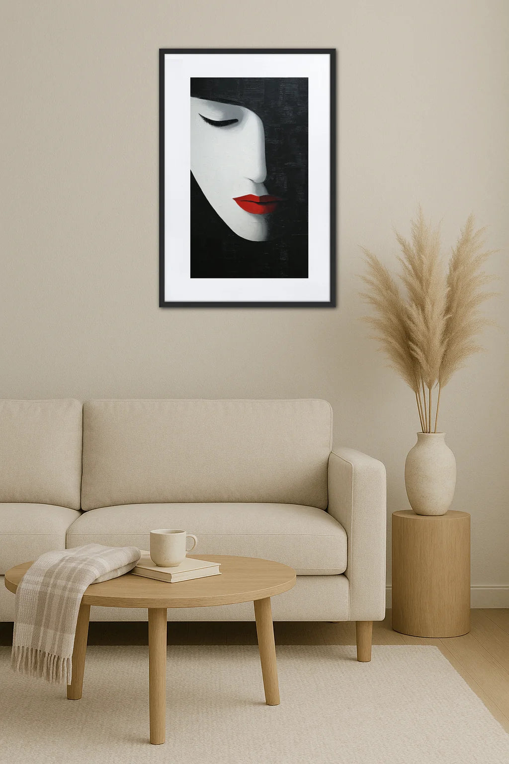 Tableau Contemporain Visage