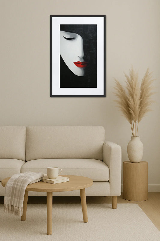 Tableau Contemporain Visage