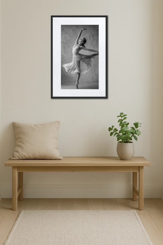 Tableau Danseuse Noir Et Blanc