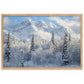 Tableau Montagne Enneigée