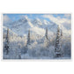 Tableau Montagne Enneigée